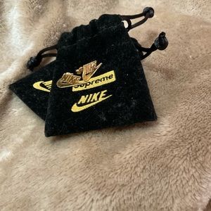 14K Gold Supreme x Nike Earrings